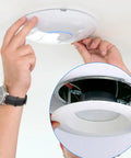 Installing 10 Pack Stainless Steel Spring Clips For Recessed Light Fixtures With Torsion Mechanism in ceiling light