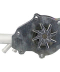 Premium Engine Water Pump For Plymouth Scamp 71 To 74 Chrysler Newport 79 To 81 Inline Six Engines, aluminum body, detailed view of impeller.