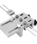 Top Notch FtVogue Dowelling Jig Made From 6061 Aluminum Alloy, Self Centering Drill Guide With 6 Mm 8 Mm And 10 Mm Bushings Perfect For Woodworking Joinery Projects Adjustable Capacity From 10 Up To 180 Mm Thick Boards. 6061 aluminum self-centering dowel jig with 6, 8, 10 mm bushings for woodworking