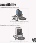 Compatibility chart: Drag Shield 40A For Miller Spectrum 625 X-Treme Plasma Cutter XT40 Torch Kit with Hobart AirForce 40i XT40R