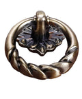 Retro Bronze Drop Ring Cabinet Pulls 12 Pack With Screws, Alloy Wardrobe Furniture Handles for Cabinets, Drawers, and Dresser