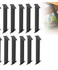 12 Pack 45 Degree Angle Support Brackets For Pergolas Gazebos Decks Porches And Cabins Heavy Duty Steel Inside Joint Connectors