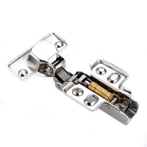 Stainless Steel Cabinet Door Hinges With Soft Close Damper Hydraulic Buffer For Full Overlay Cabinets And Furniture Hardware
