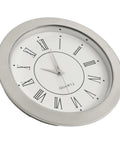 MINI Clock Insert Quartz Movement 55mm With Gold Or Silver Tone Bezel And Stainless Back, 45mm Mounting, Roman numerals