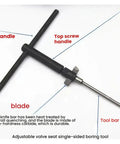 Grab This Pro Auto Valve Seat Reamer Tool For Family Rides With Universal 20-38mm Fit And Durable Diamond Grinding Wheel To Fix Bad Seats Fast Without Breaking The Bank, adjustable carbide blade