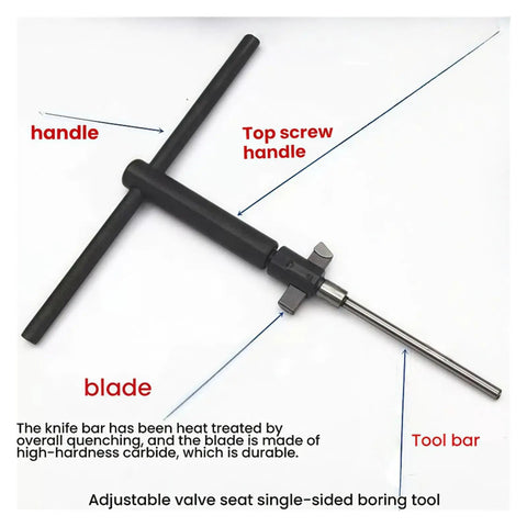 Grab This Pro Auto Valve Seat Reamer Tool For Family Rides With Universal 20-38mm Fit And Durable Diamond Grinding Wheel To Fix Bad Seats Fast Without Breaking The Bank, adjustable carbide blade
