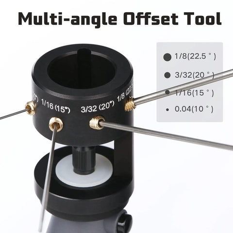Multi-angle offset tool of 120V TIG Tungsten Sharpener Grinder Pro Grade for TIG Welding with flat grinding block