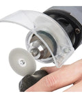 Heavy Duty Grinding Wheel And Rotary Circular Saw Blades With Abrasive Discs Perfect For Cutting External Rotory Parts 18mm Bore Size in use on rock.