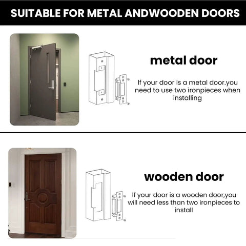Top Shelf Heavy Duty Electric Door Strike Lock For Hassle Free Access Control Setup on metal and wooden doors with installation guide.