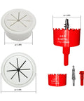 In Wall TV Cable Management Kit For A Clean Wire Free Setup Hide Power Cords Behind Wall With Two Pass Throughs And Hole Saw Drill Attachment