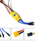2212 2200KV Brushless Outrunner Motor 13T With 3.5mm Male Banana Bullet For RC Aircraft Quad Copter Drone DIY Build connectors