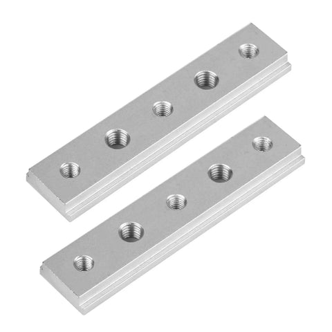 30 by 45 Type T Slot Miter Track Jig Two Pack - Aluminum Alloy Rail Miter Bar for Woodworking with holes