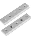 Two Pack T Slot Miter Track Jig Built From Durable Aluminum Alloy Miter Bar 30 45 Degree Type 100mm with M6 and M8 holes