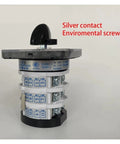 Rotary Cam Switch Changeover 0 To 7 Position 3 Pole 3 Stage Industrial Grade 660V 32A With Silver Contacts, side view