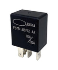 Close-up of a Three Pack 12V 5 Pin SPDT Automotive Relay with 20A Normally Open and 10A Normally Closed for Ford F150 Fusion Toyota Cadillac 2014 To 2023 To Fix Fuel Pump AC Clutch And P0230 P0641 Error Codes