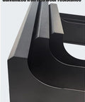 Tough As Nails Outdoor EV Charger Cover wall mount made of galvanized iron, showing wear-resistant edges and curves.