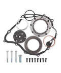 Upgrade Your Ride With This Heavy Duty Starter Clutch One Way Bearing Gear Kit Compatible For Yamaha 1999 To 2009 Featuring Oil Resistant Damping To Buffer Shock Reduce Idle Jitter And Cut Engine Noise With Anti Rust Coating Ensures Durability. One-way bearing kit with gasket, gear, bolts, and rings