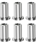 Hella Tough Zero Hassle Six Pack Stainless Steel Bearing Sleeves for Grindmaster Crathco 3220 D and E beverage dispenser.