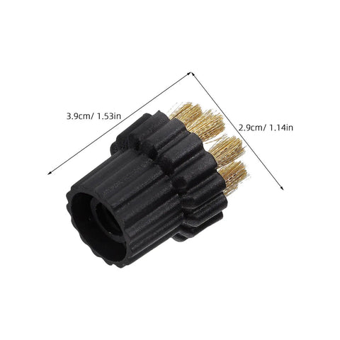 Kick Stubborn Grime With This Game Changing 10 Piece Steam Cleaner Brush Heads Replacement Kit Copper steel bristles brush head.