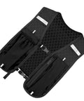 Lightweight Hydration Vest For Runners With Adjustable Chest Straps, Stable Bladder, Breathable Mesh, Secure Multi Pocket Pack