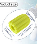Long Yellow Handwheel Knob For Underwater Diving Cylinder Valve With Ergonomic Anti Slip Design, size dimensions shown
