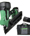 18V MultiVolt Cordless Framing Nailer Kit with 30-Degree Magazine, charger, and carrying bag