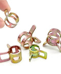 Grab This Awesome 75 Piece Manganese Steel Hose Clamp Set For Pipes And Cars With Adjustable Sizes From 6 To 10mm Perfect Low Pressure Clamping Solution. Manganese steel hose clamps, 6-10mm, for pipes and car hoses