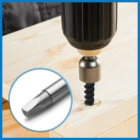 Tough As Nails Rust Resistant Black Pocket Hole Screws 2.5 Inch being used with a drill for exterior woodwork.