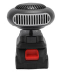 Portable Car Window Defogger With 1500mAh Battery Compact ABS Mini Space Heater For Cars Trikes And Small Rooms Quiet Heating For Indoor Use Anti Tilt Safety, front view