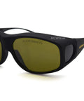 Heavy Duty Ipl Laser Safety Glasses Offering Kickass Eye Protection For Hair Removal Cosmetology Clinics And Photon Beauty Equipment While Keeping Your Peepers Shielded Daily, black with green lenses.