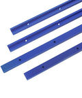 Four Pack 48 Inch T Track For Woodworking With Screws Aluminum Alloy Universal T Tracks Double Cut Profile Predrilled Mounting Holes
