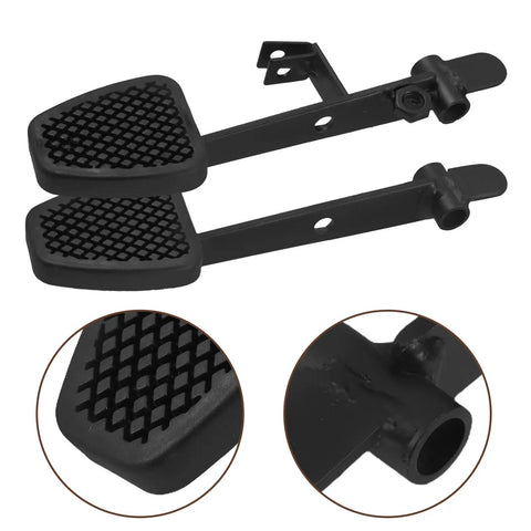 Go Kart Foot Pedals Set For Off Road Vehicles And ATVs Durable Plastic And Alloy With Non Slip Surface Easy Install No Tools