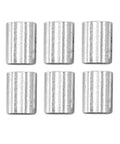 Set of six galvanized rope grips for Complete Batting Cage Netting Wire Tension Kit For Easy Hang Of A 70ft Baseball Cage Heavy Duty Tension System With Galvanized Wire Snap Hooks Rope Grips And All The Gear You Need To Set It Up Fast