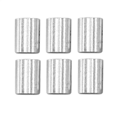 Set of six galvanized rope grips for Complete Batting Cage Netting Wire Tension Kit For Easy Hang Of A 70ft Baseball Cage Heavy Duty Tension System With Galvanized Wire Snap Hooks Rope Grips And All The Gear You Need To Set It Up Fast