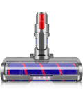 Floor Head Soft Roller Brush For Dyson V7 V8 V10 V11 V15 Cordless Vacuums with LED lights and durable ABS construction