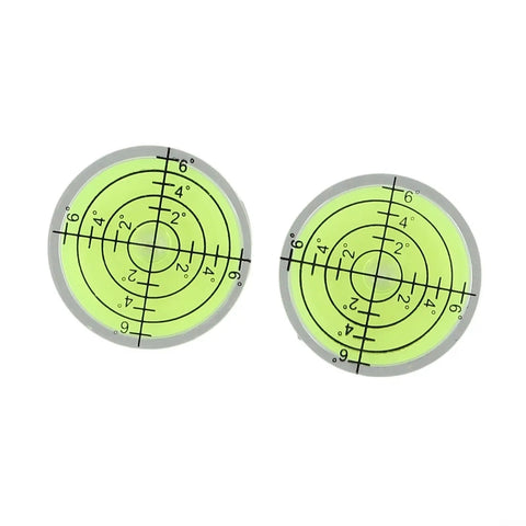 for acrylic for spirit Level 32x7mm Wear-Resistant 2pcs for translucent yellow-green bubble levels with black graduated markings