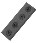 Beefy Barn Door Track Hardware Complete Set With RV Sliding Door Connector Easy Installation Metal Splicing Smooth Track Link