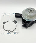 Top Shelf Water Pump Assembly And Coolant Pump Replacement For Kohler KDI2504 KDI1903 TCR Engines showing black pump and gasket.