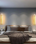 Hella Smooth Game Changing Geometric LED Wall Sconce With Dope Phoenix Tail Design And Acrylic Shade 20W Of Bright Vibe for bedside, warm glow.