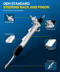Hydraulic Power Steering Rack And Pinion Assembly For Honda Odyssey 2005 2006 Replacement 26-2724 showing key components.