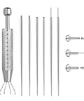 Piercing Ball Grabber Tool Kit For Ear Nose Lip And Body Jewelry Changes Stainless Steel 16G 18G Flat Back Earrings Applicator