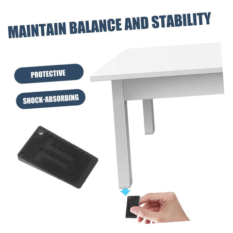 20Pcs Furniture Leveling Shims Set No Fuss Quick Install Durable Plastic Floor Protectors For Wobbly Tables Cabinets And Chairs