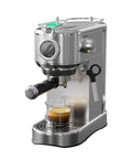 20 Bar Espresso Machine With Steam Wand, Compact Stainless Steel Coffee Maker For Lattes And Cappuccinos, Fast Heating 1450W