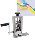PowerUp Wire Stripping Machine For Cars And Trucks Easy Install Electric Manual Hand Crank Drill powered tool with adjustable handle.