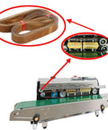 Heavy Duty Replacement PTFE Teflon Belts for FR900 Continuous Band Sealer 50 Pcs with machine and belt details