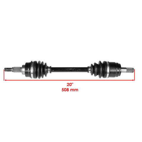 Front Left And Right CV Joint Axle Kit For Honda Foreman 500 4x4 2005-2013 And Rincon 680 4x4 2006-2023 Dual Axle Beefy Replacement Fit For Trx Foreman Rubicon Es Eps Models, 20 in (508 mm)