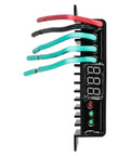 Side view of Rugged Wind Turbine Controller 500/800W With Overcharge Protection IP67, 12V/24V Compatible, showing wires and display
