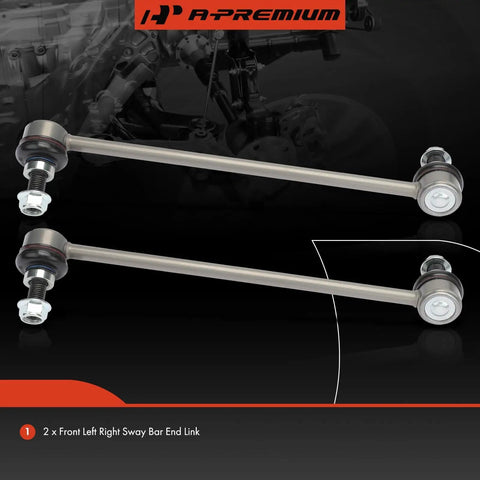 Front Sway Bar Link Kit 2X Stabilizer Links For Mercedes Benz C230 C250 C300 C350 E350 E400 GLK250 GLK350 AWD Models Only
