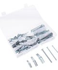 Heavy Duty Toggle Bolts For Drywall 48 Pack Carbon Steel Hollow Wall Anchors kit with screws and open box