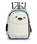 Waving Polar Cub Printed Unisex Backpack With Large Capacity Durable Polyester Daypack For School Travel And Everyday Use